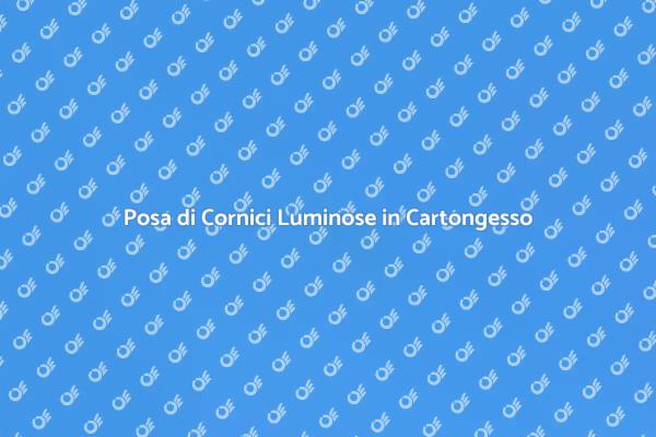 Illuminazione con Cornici in Cartongesso