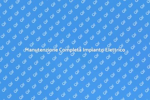 Servizio Completo Impianto Elettrico