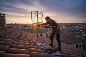 riparare un'antenna televisiva: Da €50