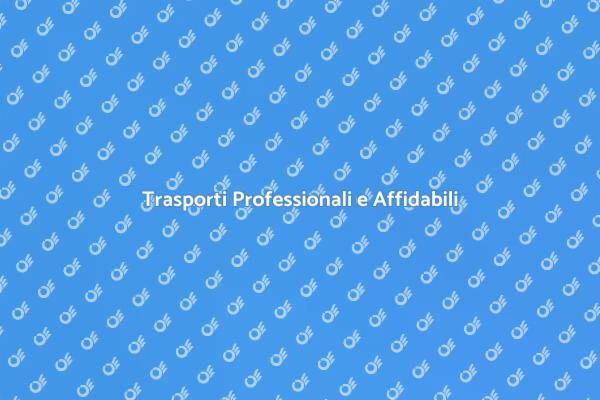 Il Tuo Partner per Trasporti Efficaci