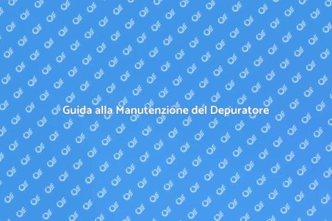 Manutenzione Depuratore d'Acqua Essenziale