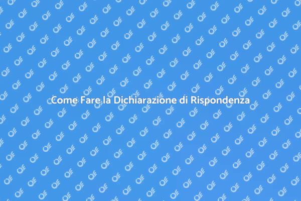 Importanza della Dichiarazione di Rispondenza