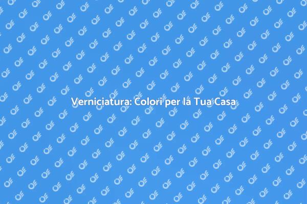 Trasforma i Tuoi Spazi con Colori