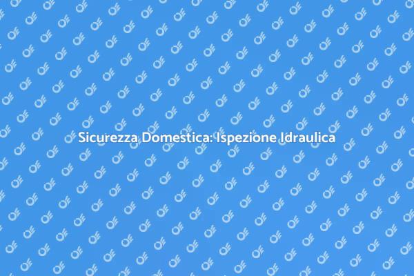 Ispezione Idraulica: Proteggi la Tua Casa