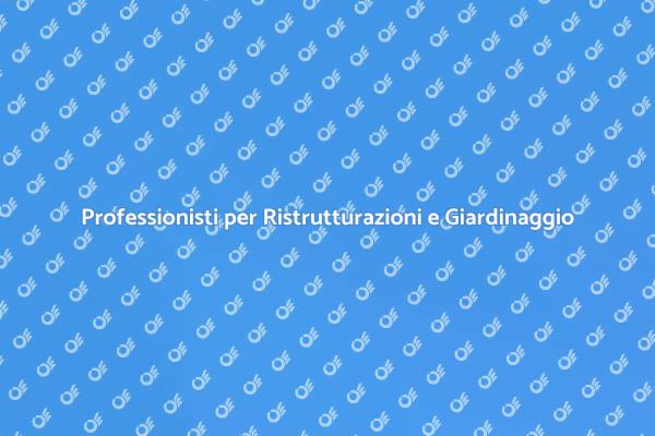 Trova il Giusto Operaio per il Tuo Progetto