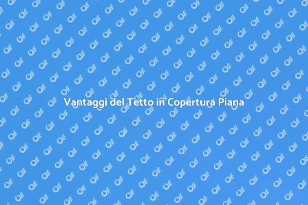 Installazione Tetto Piana: Vantaggi e Consigli