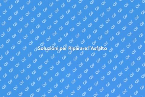 Riparazione dell'Asfalto Efficace