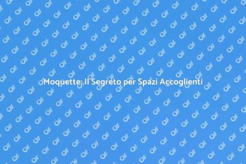 Moquette per Aree di Progettazione