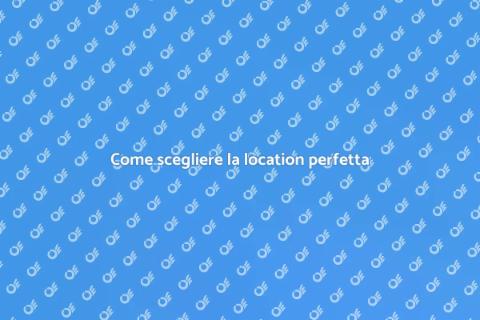 Prenotare location per eventi speciali