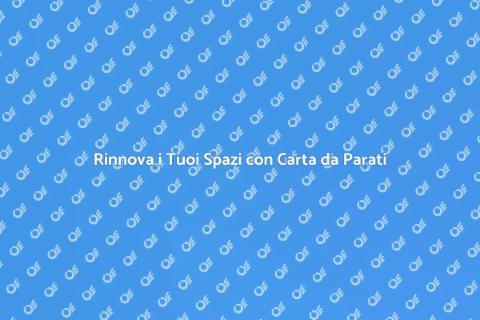 Carta da Parati Moderna: Stile e Design