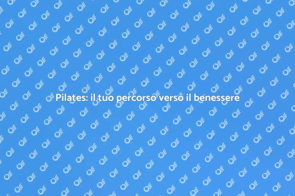 Scopri le lezioni di Pilates oggi!