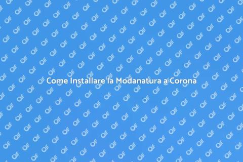 Installare Modanatura a Corona