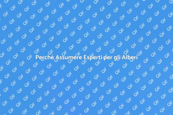 Alberi Sani con Esperti Giardinieri