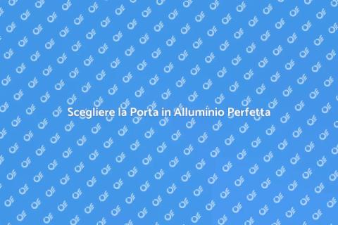 Porta in Alluminio di Alta Qualità