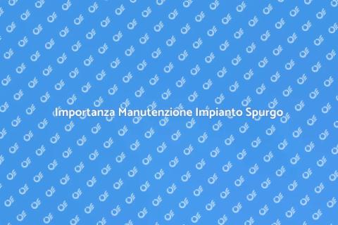 Manutenzione Impianto Spurgo Fossa