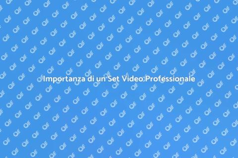 Set Video Professionale: Cattura Momenti