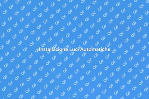 Luci con Sensori di Movimento
