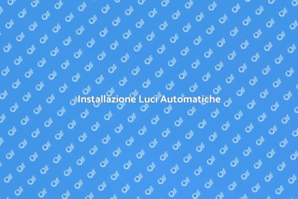 Guida all'Installazione di Luci con Sensori