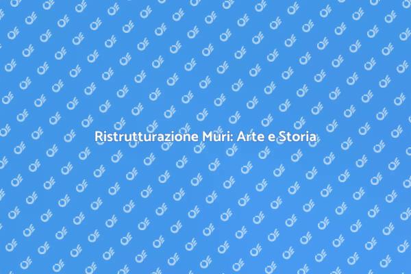 Trasforma i tuoi Muri in Arte