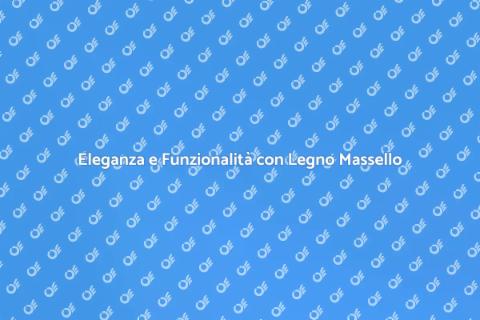 Cucina in Legno Massello: Eleganza e Durata