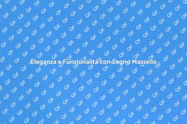 Ristruttura con una Cucina in Legno Massello