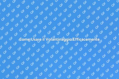 Volantinaggio per Eventi Promozionali