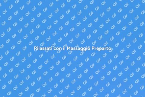 Massaggio Preparto Terapeutico