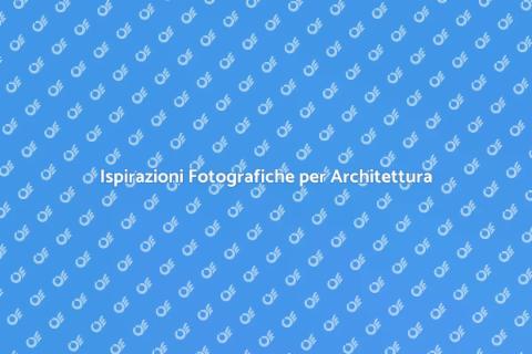 Portfolio di Fotografia Architettura