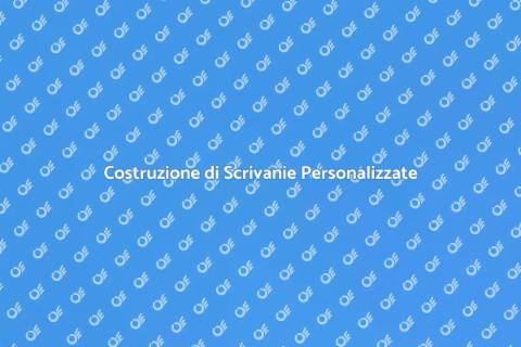 Scrivania Su Misura in Legno