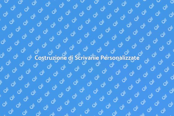 Creare Scrivanie Su Misura in Legno