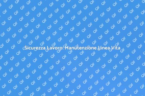 Manutenzione Linea Vita Mobile Sicura