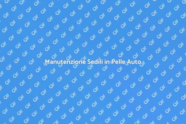 Come Riparare Sedili in Pelle