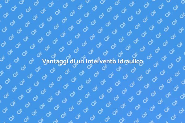 Perché Richiedere un Intervento Idraulico?
