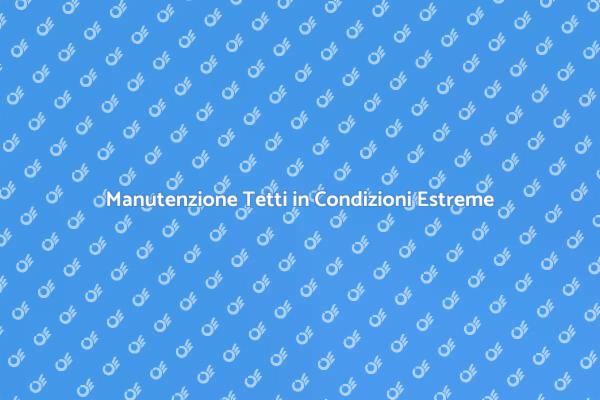 Come Pulire un Tetto in Situazioni Estreme