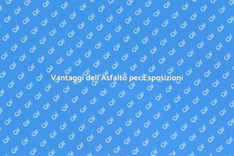 Installazione Asfalto per Esposizioni