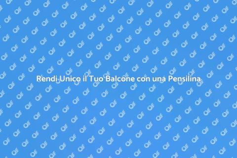 Pensilina Moderna per Balconi