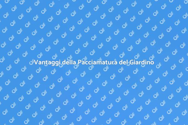 Magia della Pacciamatura nel Giardino