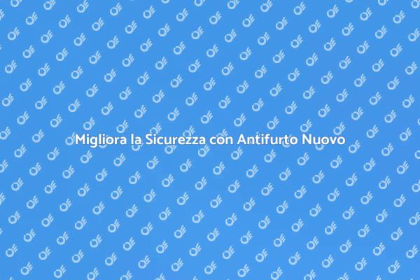 Sostituzione Antifurto: Sicurezza Garantita