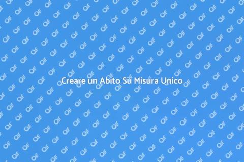 Abito Su Misura: Personalizza il Tuo Stile