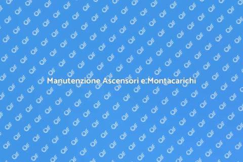 Assistenza per Ascensori e Montacarichi
