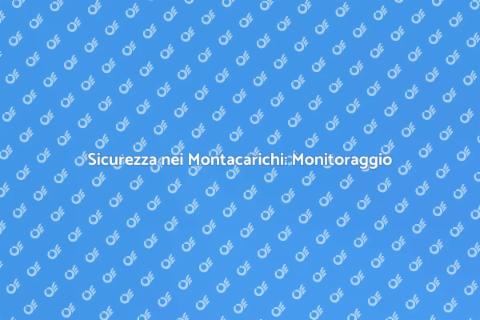 Monitoraggio Sistemi di Controllo