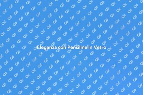 Pensilina per Finestre in Vetro