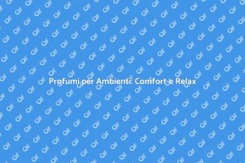 Deodorizzante per Ambienti: Comfort Casa