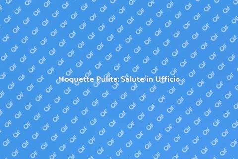 Pulizia Moquette per Uffici Professionali