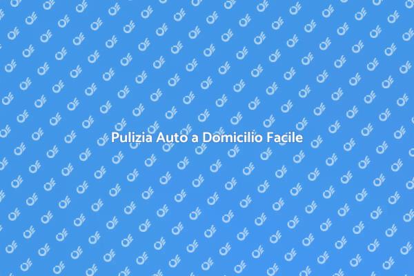 Scopri il Lavaggio Auto a Domicilio