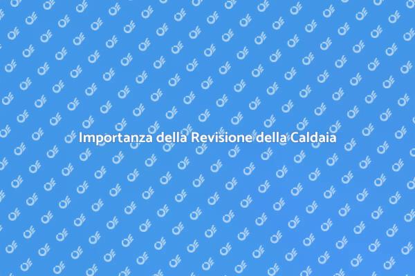 Revisione Caldaia: Perché Non Ignorarlo