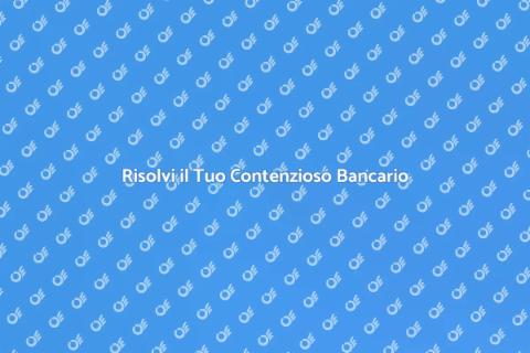 Avvocato per Contenzioso Bancario