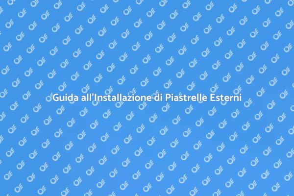 Trasforma il Tuo Spazio con Piastrelle