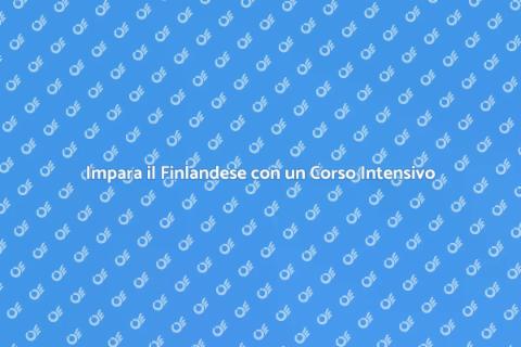 Corso Intensivo di Finlandese