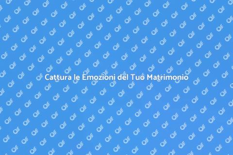 Videomaker Professionale per Matrimonio